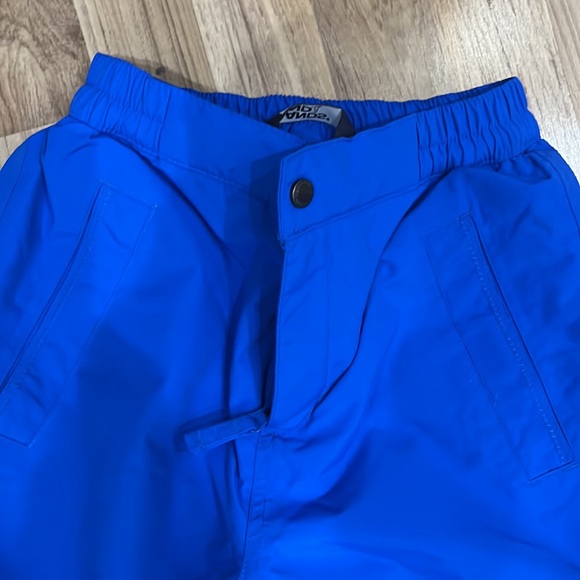 LANDS END Blue ski snow pants size 8 SLIM - Picture 5 of 9